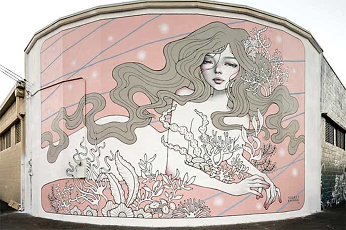 Audrey Kawasaki, 2016, Kaka’ako, Hawaii