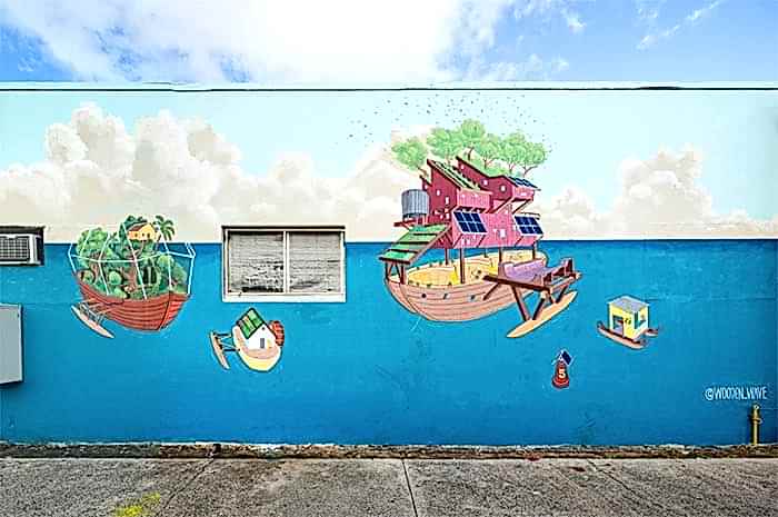 Matthew and Roxanne Ortiz of Wooden Wave, 2015, Kaka’ako, Hawaii