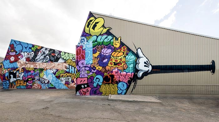 Slick, Ckaweeks and Mung Monster, 2016, Kaka’ako, Hawaii