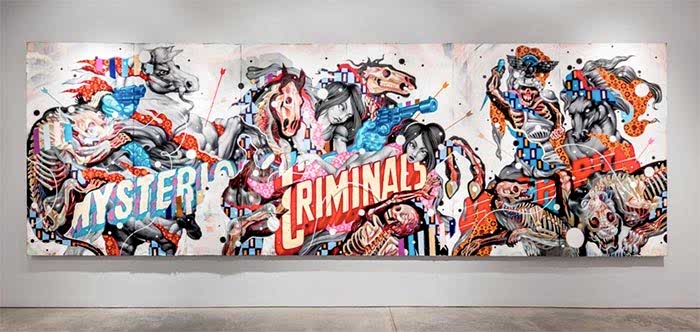 Tristan Eaton and Nychos, 2015, Long Beach, California