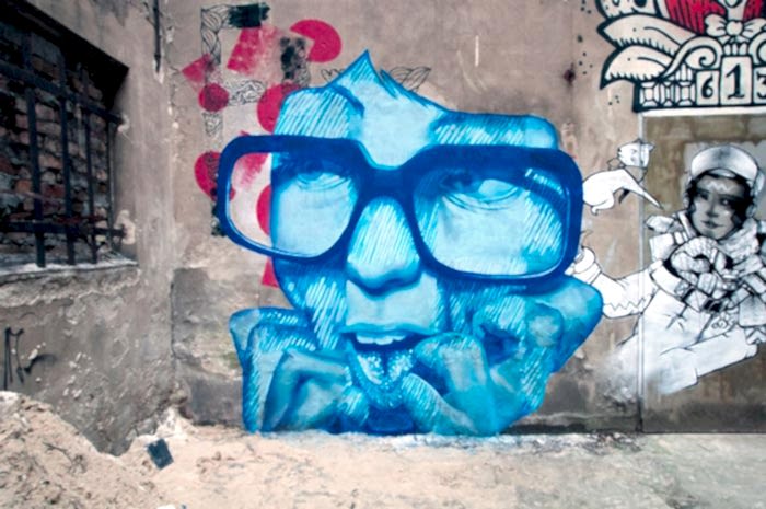 Kendine has tekniği olan James Bullough'tan 30 duvar resmi