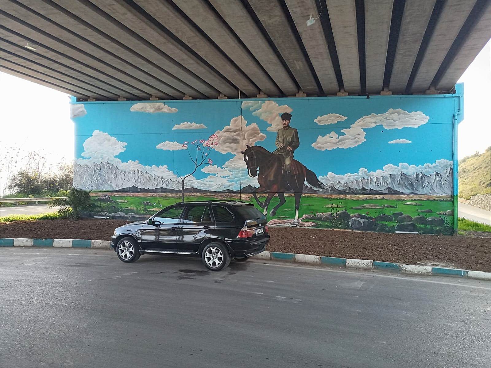 Ataturk Duvar Resmi Boyama