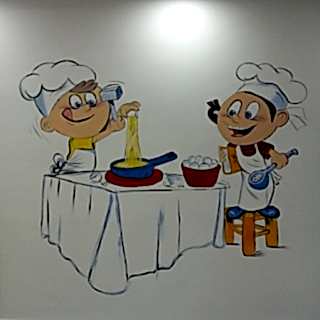 Anaokulu / Kreş Duvar Resmi Boyama Örnek