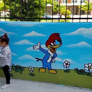 Anaokulu / Kreş Duvar Resmi Boyama Örnek