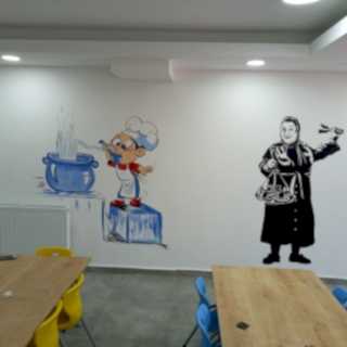 Anaokulu / Kreş Duvar Resmi Boyama Örnek