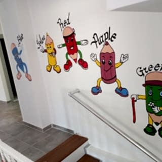 Anaokulu / Kreş Duvar Resmi Boyama Örnek
