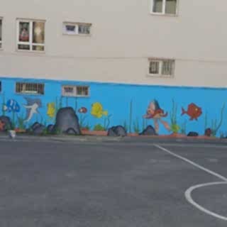 Anaokulu / Kreş Duvar Resmi Boyama Örnek