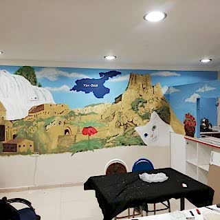 Ofis / İşyeri Duvar Resmi Boyama Örnek