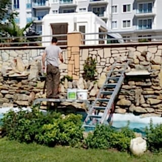 Park / Bahçe / Yaşam Alanı Duvar Resmi Boyama Örnek