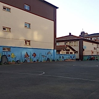 Park / Bahçe / Yaşam Alanı Duvar Resmi Boyama Örnek