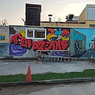 Park / Bahçe / Yaşam Alanı Duvar Resmi Boyama Örnek