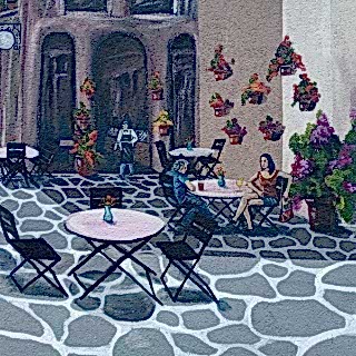 Park / Bahçe / Yaşam Alanı Duvar Resmi Boyama Örnek