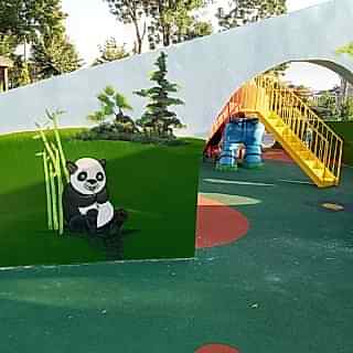 Park / Bahçe / Yaşam Alanı Duvar Resmi Boyama Örnek