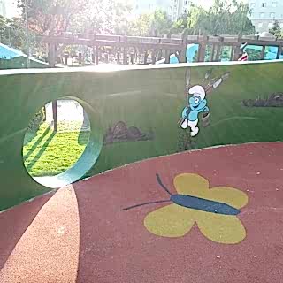 Park / Bahçe / Yaşam Alanı Duvar Resmi Boyama Örnek