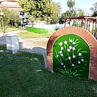 Park / Bahçe / Yaşam Alanı Duvar Resmi Boyama Örnek
