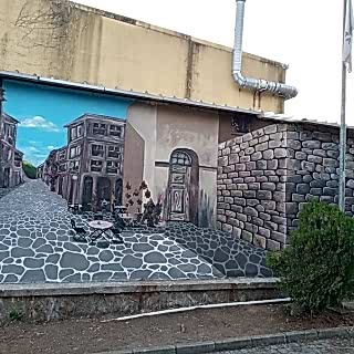 Park / Bahçe / Yaşam Alanı Duvar Resmi Boyama Örnek