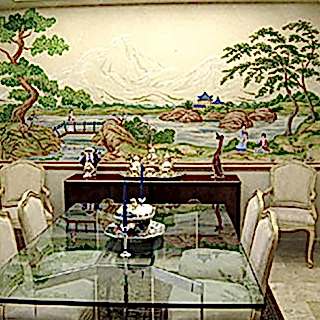 Restaurant / Cafe Duvar Resmi Boyama Örnek