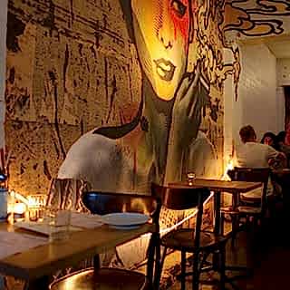 Restaurant / Cafe Duvar Resmi Boyama Örnek