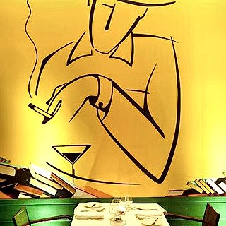 Restaurant / Cafe Duvar Resmi Boyama Örnek
