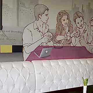 Restaurant / Cafe Duvar Resmi Boyama Örnek