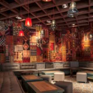 Restaurant / Cafe Duvar Resmi Boyama Örnek