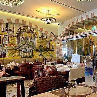 Restaurant / Cafe Duvar Resmi Boyama Örnek