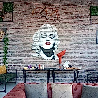 Restaurant / Cafe Duvar Resmi Boyama Örnek