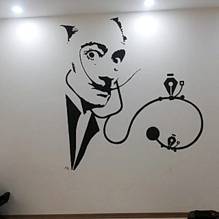 Restaurant / Cafe Duvar Resmi Boyama Örnek