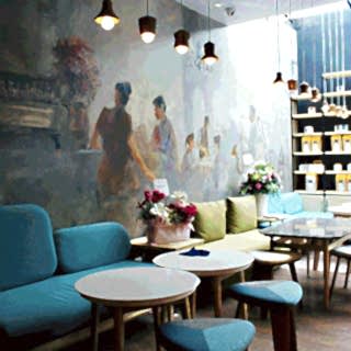 Restaurant / Cafe Duvar Resmi Boyama Örnek