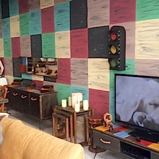 Restaurant / Cafe Duvar Resmi Boyama Örnek