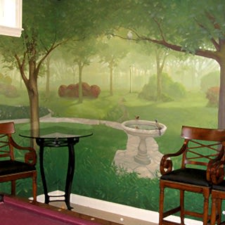 Restaurant / Cafe Duvar Resmi Boyama Örnek