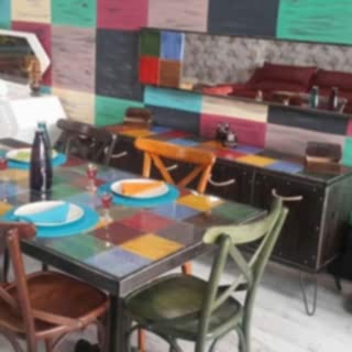 Restaurant / Cafe Duvar Resmi Boyama Örnek