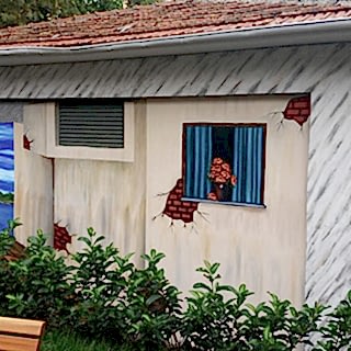 Elektrik Trafosu Duvar Resmi Boyama Örnek